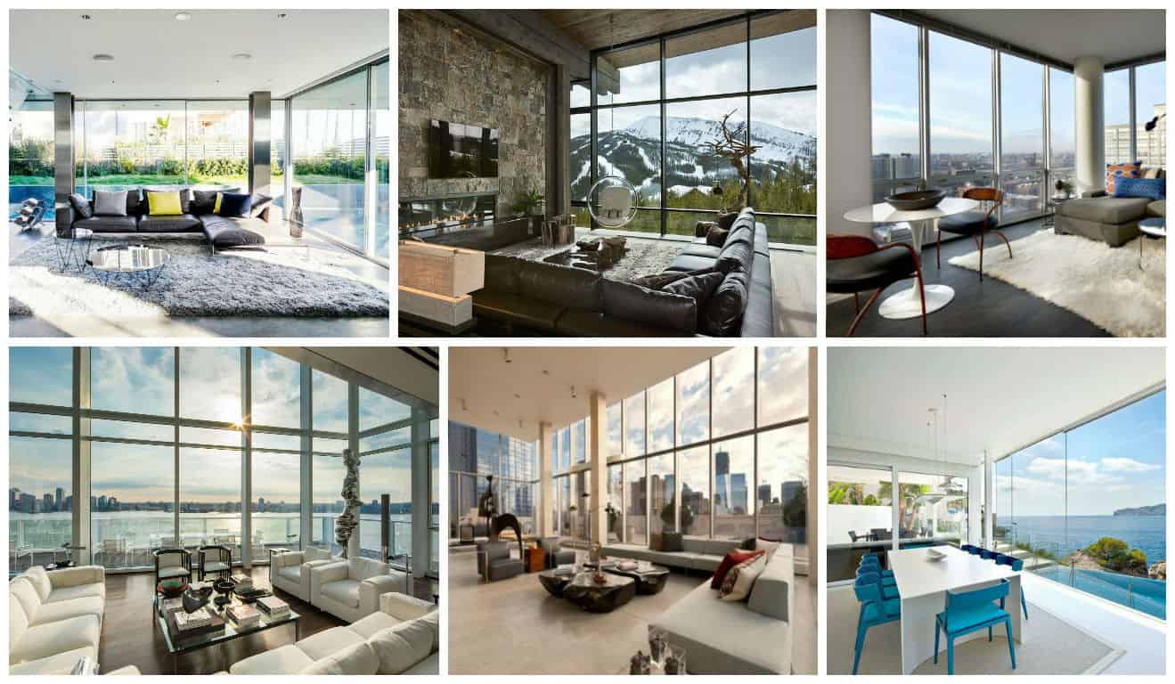 20 Spectacular Interiors With Floor-To-Ceiling Windows That Offer Incredible Views