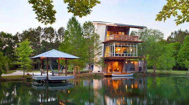 The Pond House by Holly And Smith Architects – A Net Zero Energy Retreat