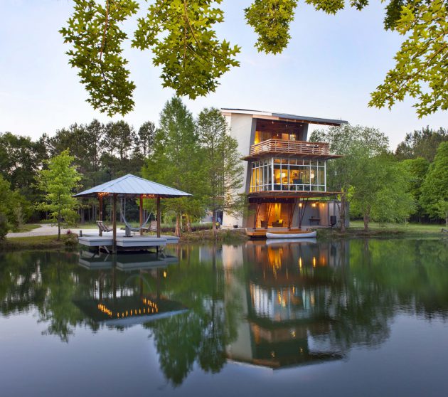 The Pond House by Holly And Smith Architects - A Net Zero Energy Retreat