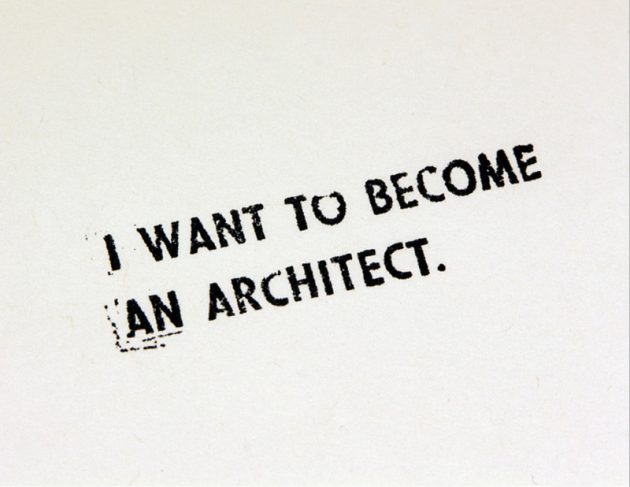 why i want to be a architect