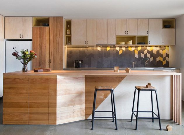 17 Excellent Kitchen Backsplash Designs With Geometric Pattern