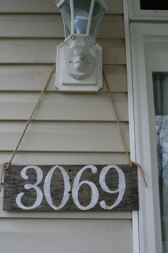 18 Fascinating Ways To Display Your House Number