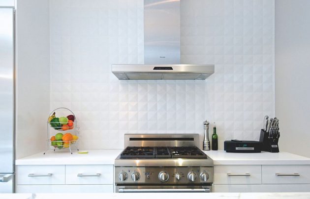 17 Excellent Kitchen Backsplash Designs With Geometric Pattern