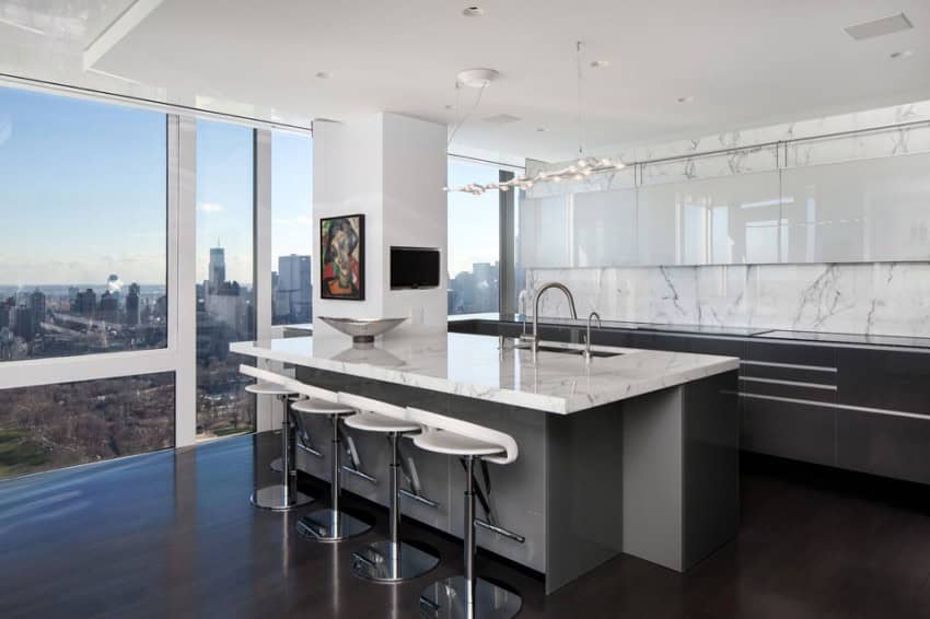 15 Glamorous Penthouse Kitchen Designs That Will Catch Your Eye