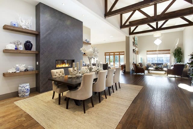 17 Precious Ideas To Decorate Your Big Spacious Dining Room 14