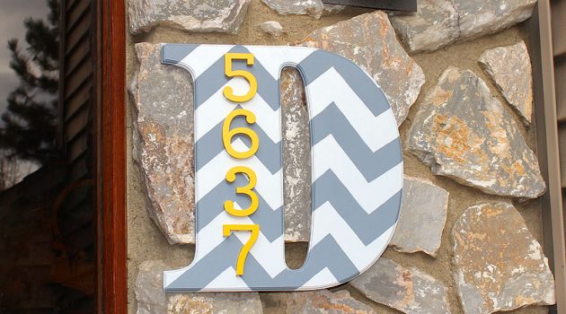 18 Fascinating Ways To Display Your House Number