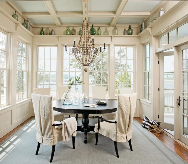 17 Astonishing Dining Sunroom Designs That Everyone Should See 17