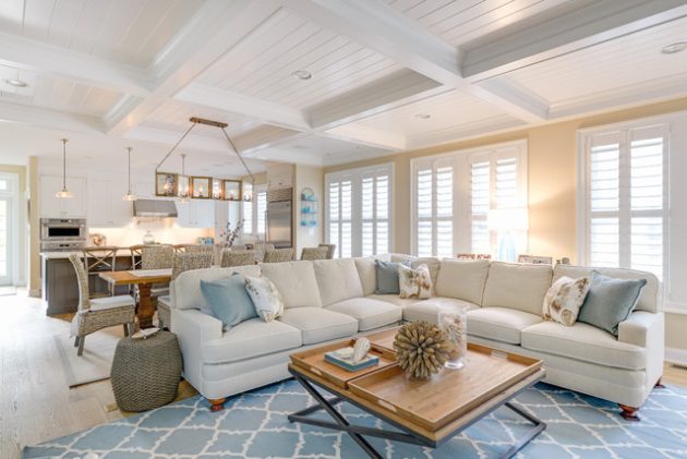 18 Gorgeous Coastal Living Room Designs For Your Inspiration