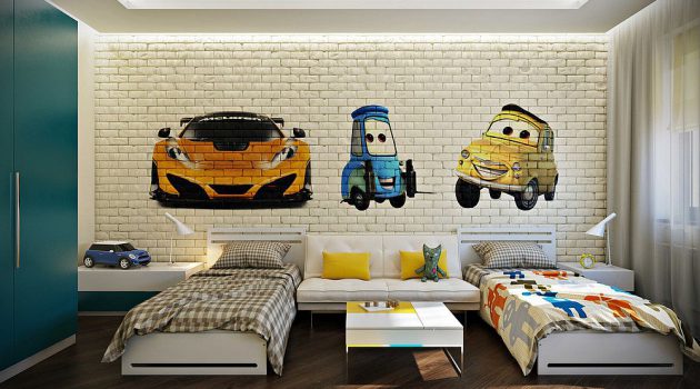 16 Captivating Child’s Room Designs With Brick Walls