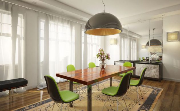 17 Precious Ideas To Decorate Your Big Spacious Dining Room