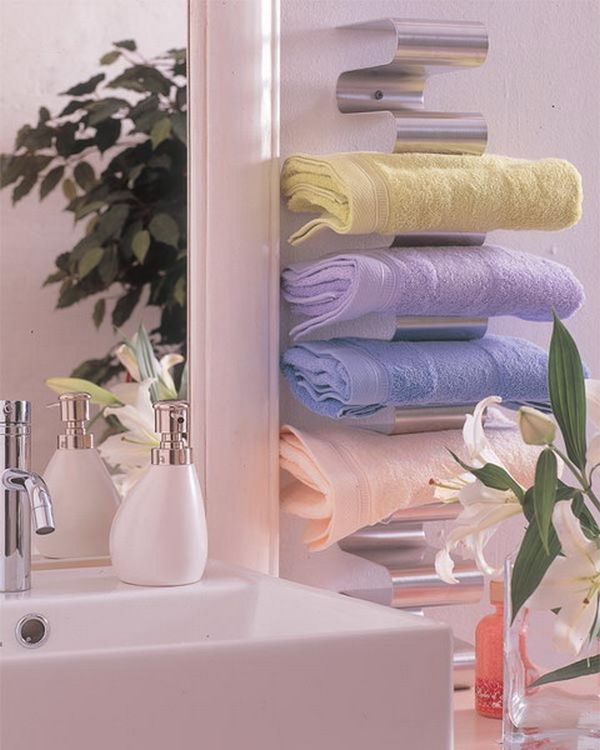 Inspiring Diy Towel Storage Ideas, Small Bathroom Towel Hanger Ideas