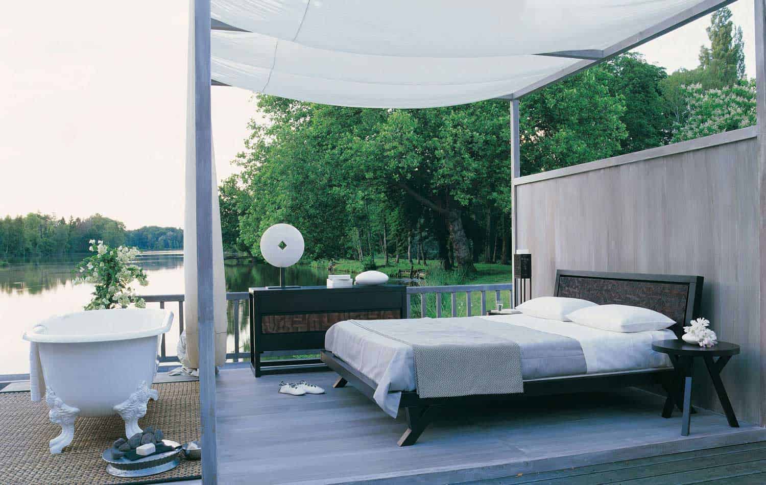15 Fanciful Outdoor Bedroom Designs That Will Boost Your Imagination 3