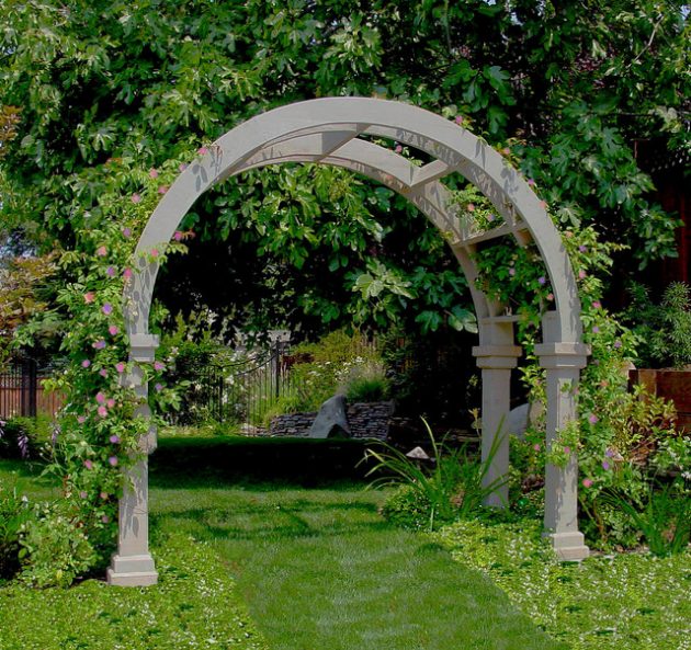 10 Amazingly Gorgeous Garden Entrance Designs To Enrich The Outer Look