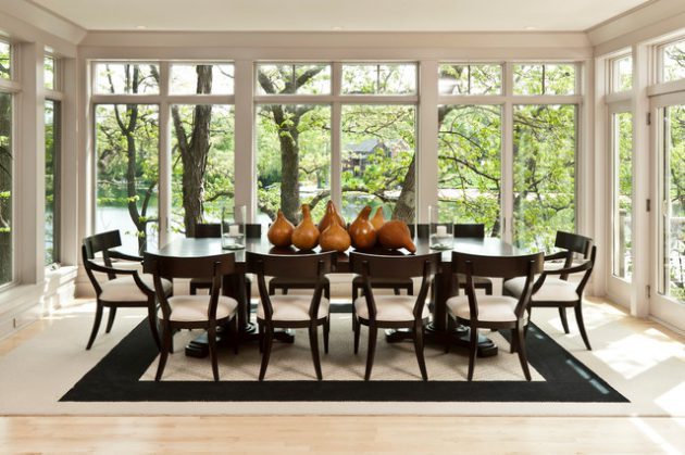 17 Astonishing Dining Sunroom Designs, Sunroom Dining Room Combo