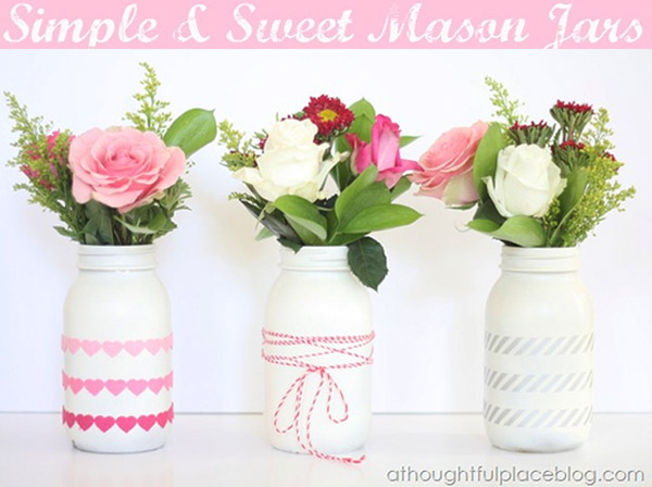 20 Cool &amp; Easy Ideas For Creating DIY Mason Jars Vases