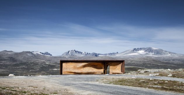 Tverrfjellhytta - A Norwegian Wild Reindeer Center Pavilion by Snøhetta (3)