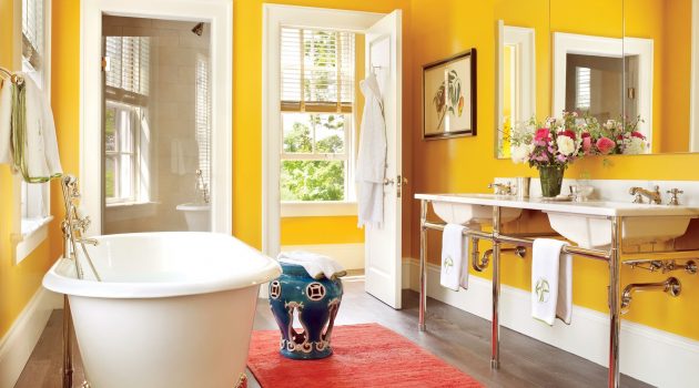 10 Fantastic Ideas For Decorating Colorful Bathroom