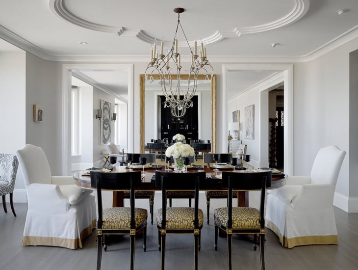 17 Eye-Catching Ceiling Designs To Spruce Up The Look Of Your Dining Room 11
