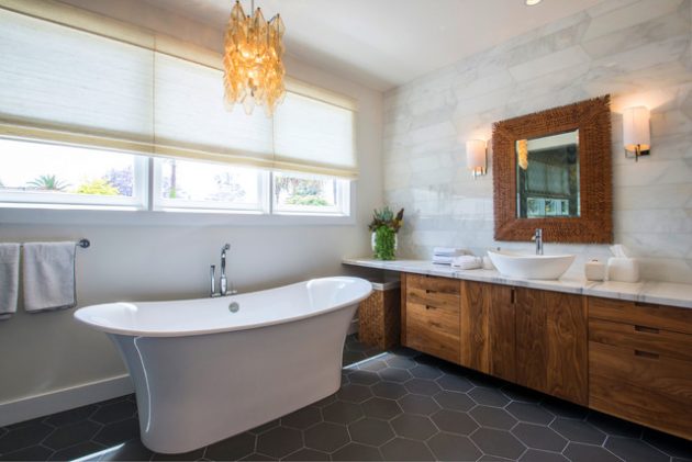 18 Divine Contemporary Bathroom Designs With Freestanding Bathroom That Will Admire You