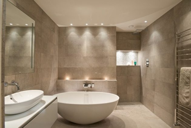 18 Divine Contemporary Bathroom Designs With Freestanding Bathroom That Will Admire You