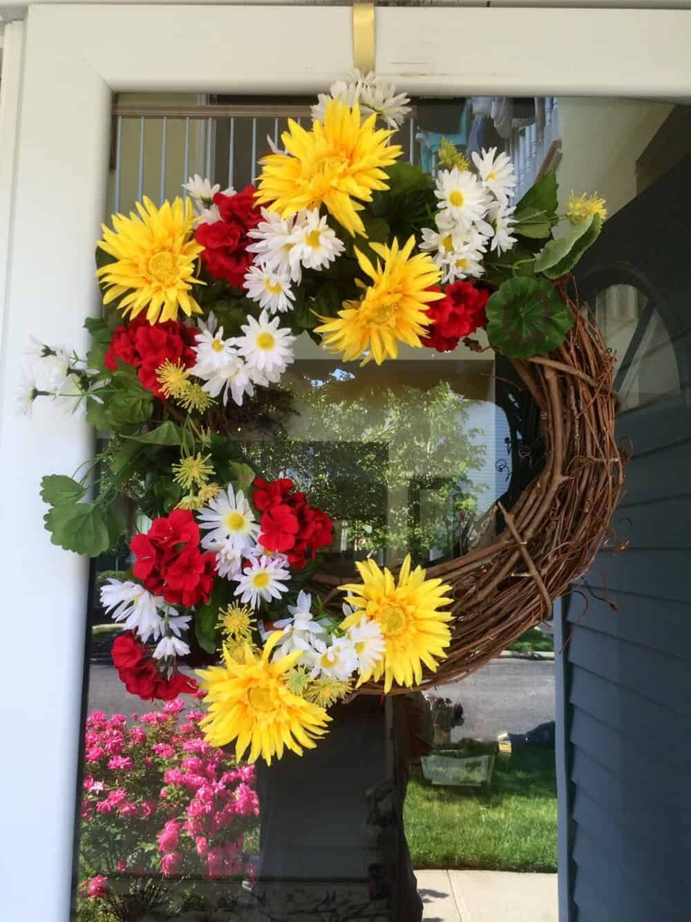 Handmade Summer Wreath Buy it on: www.etsy.com