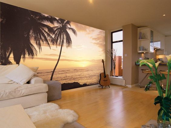 10 Divine Tropical Wall Murals To Enter Summer In The Home