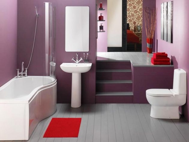 10 Fantastic Ideas For Decorating Colorful Bathroom