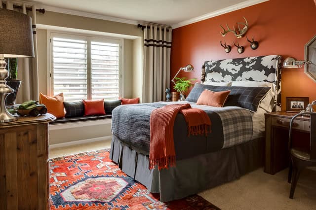 17 Sophisticated Bedroom Designs With Addition Of Orange Color 8