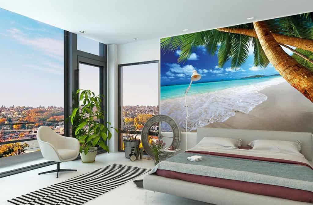 10 Divine Tropical Wall Murals To Enter Summer In The Home 8
