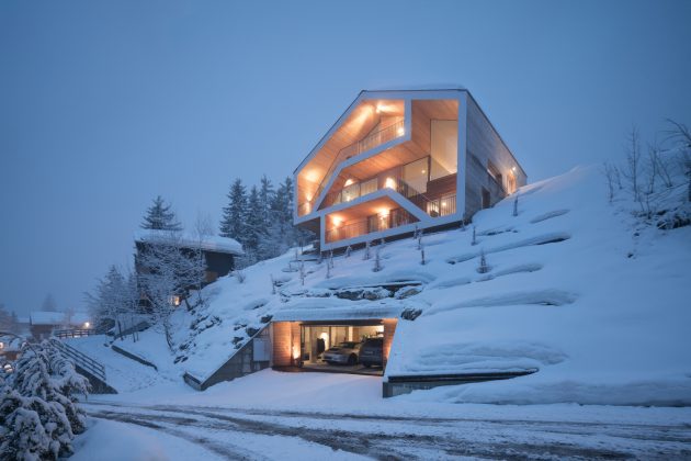 A Contemporary Chalet Anzère by SeARCH in Anzère, Switzerland