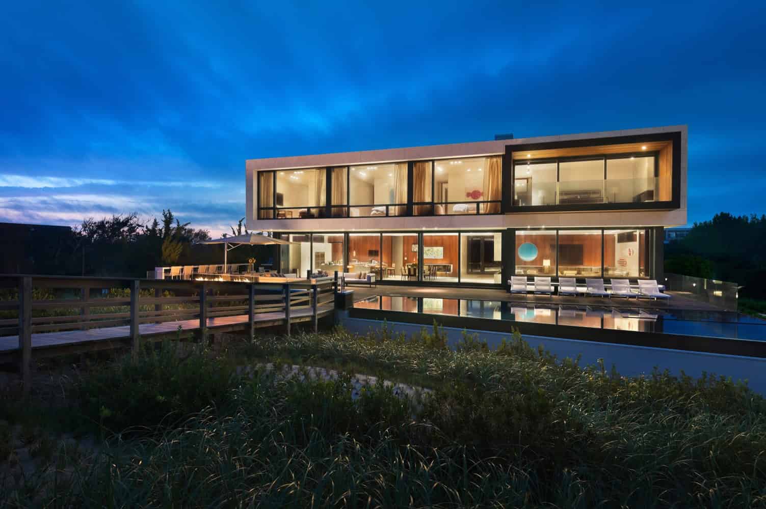 Daniel's Lane Residence by Blaze Makoid Architecture in Sagaponack, NY Schimel House, Sagaponack