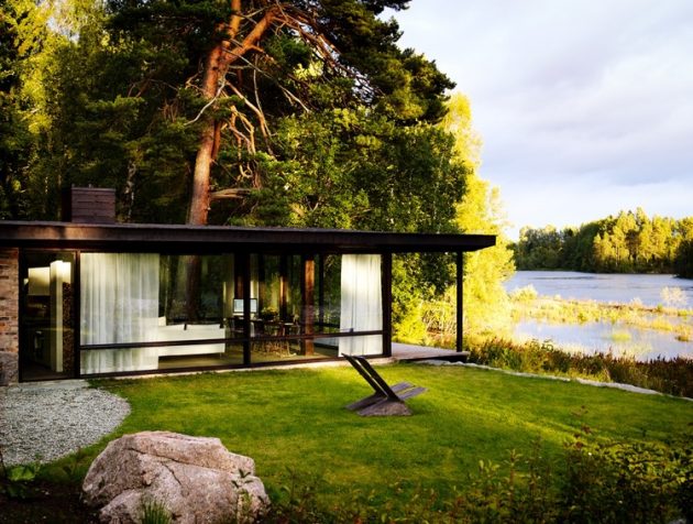 The Lundnäs House by Delin Arkitektkontor in Hälsingland, Sweden