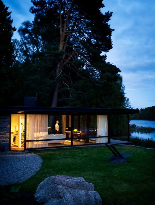 The Lundnäs House by Delin Arkitektkontor in Hälsingland, Sweden