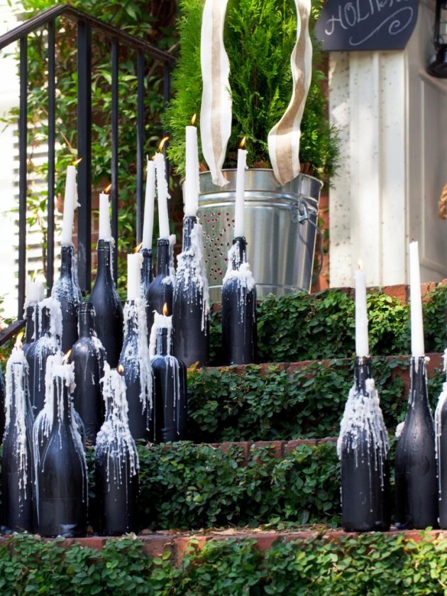17 Super Creative DIY Glass Bottle Projects To Beautify Your Yard