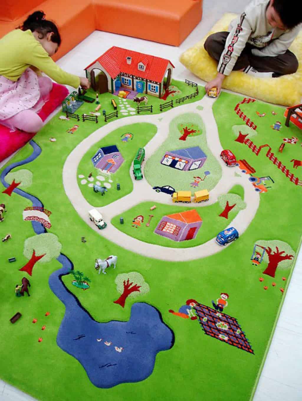 15 Compelling & Playful Carpet Designs To Surprise Your Kids 10