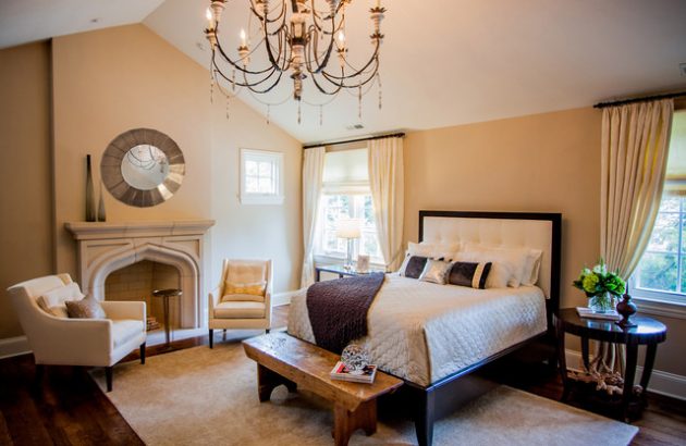 19 Magnificent Bedrooms Designs With Peach Walls