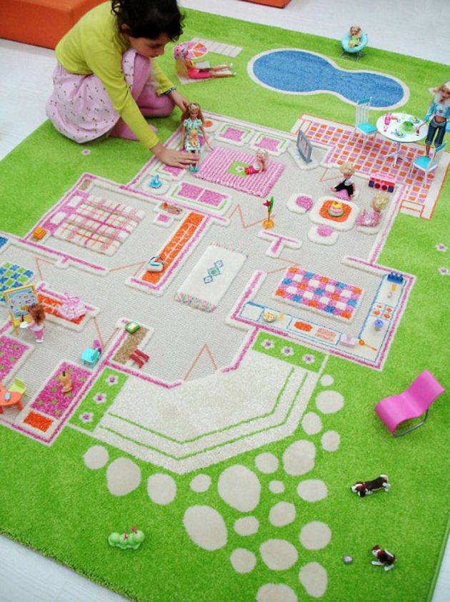 15 Compelling &amp; Playful Carpet Designs To Surprise Your Kids