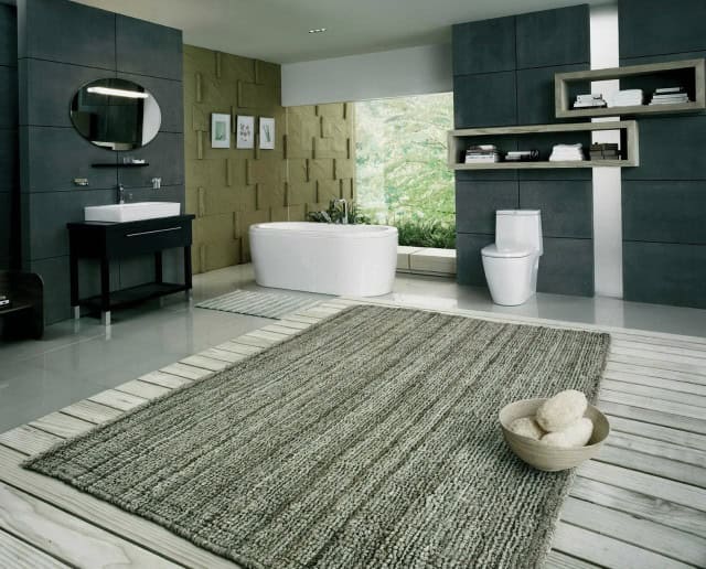 19 Beautiful Options For Choosing Bathroom Rug