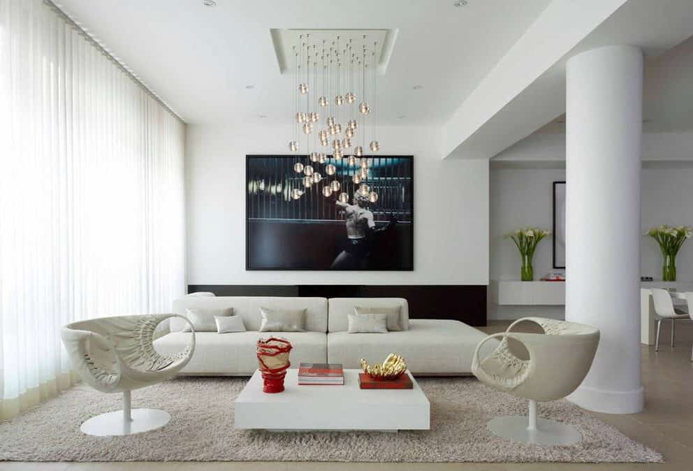 19 Sophisticated Chandelier Designs To Beautify Your Living Room 16