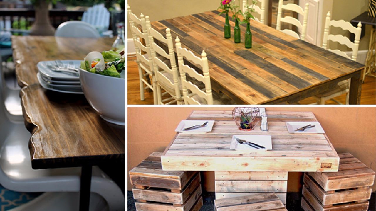 18 Awesome DIY Dining Table Ideas