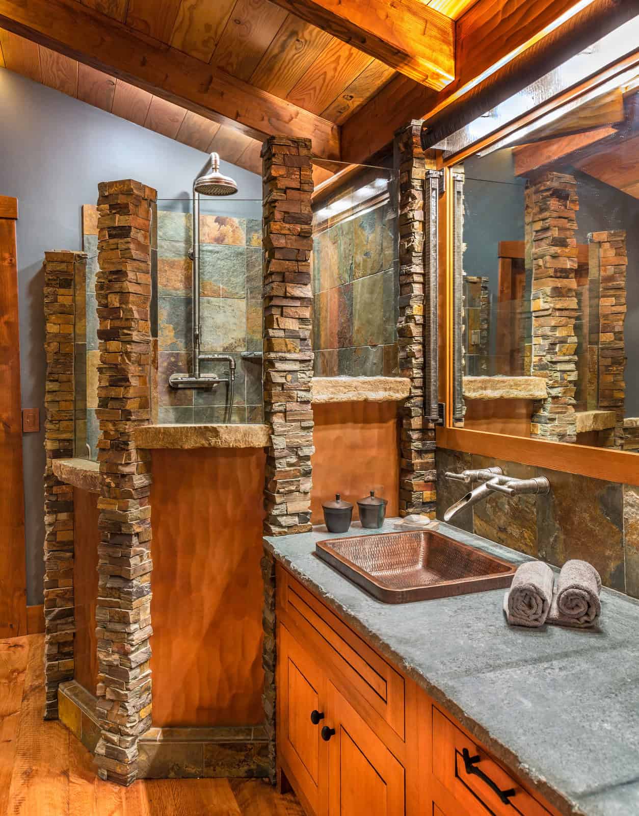 Rustic Bathroom Wall Tile Ideas - BEST HOME DESIGN IDEAS