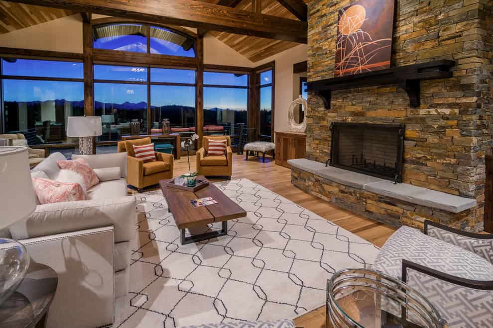 Rustic Living Room Source