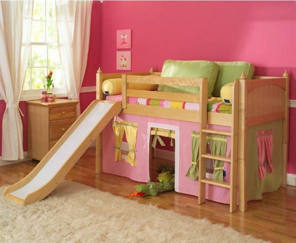 Bunk Bed With Slide, Bunk Beds With A Slide Attached