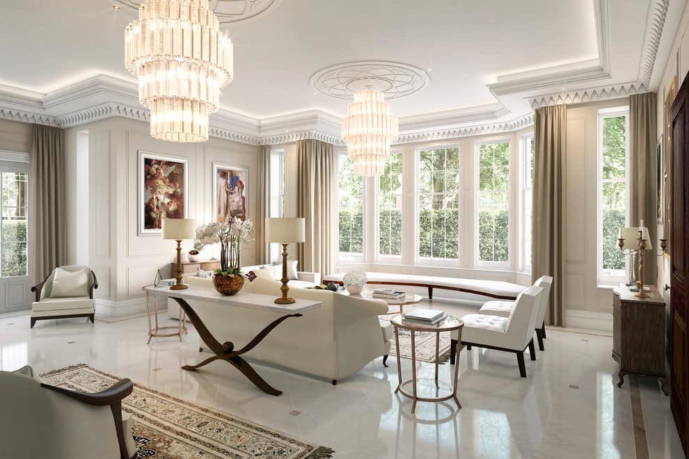 19 Sophisticated Chandelier Designs To Beautify Your Living Room 2