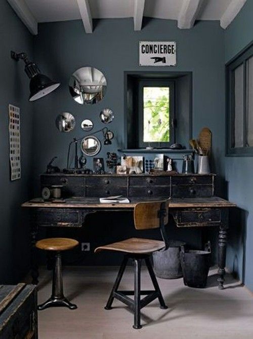 16 Charming Vintage Home Office Designs That Will Provide Pleasant Work