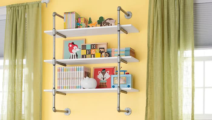 18 Simple & Easy DIY Ideas For Hanging Shelves To Adorn Your Boring Walls 5