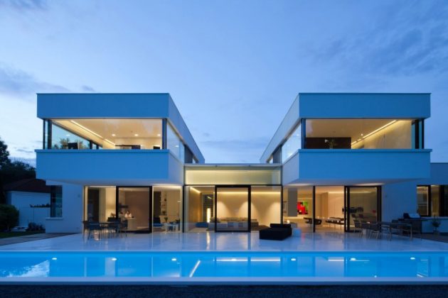 HI-MACS House by Karl Dreer and Bembé Dellinger Architects in Germany (2)