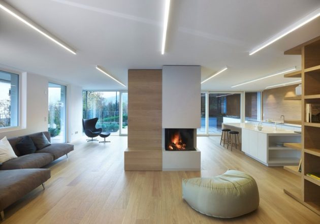 MP Apartment by Burnazzi Feltrin Architects in Valcanover, Italy