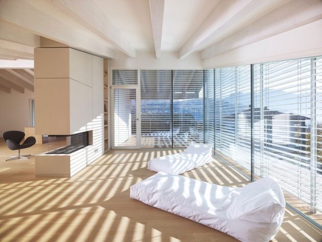 MP Apartment by Burnazzi Feltrin Architects in Valcanover, Italy