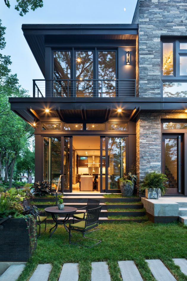 Modern Organic Home by John Kraemer Sons in Minneapolis USA Modern Organic Home by John Kraemer Sons in Minneapolis USA